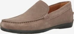 Geox Lage Schoenen Mocassins Sirion Heren Taupe