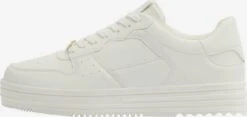 BERSHKA Fashion Sneakers Sneakers Laag Heren Wit