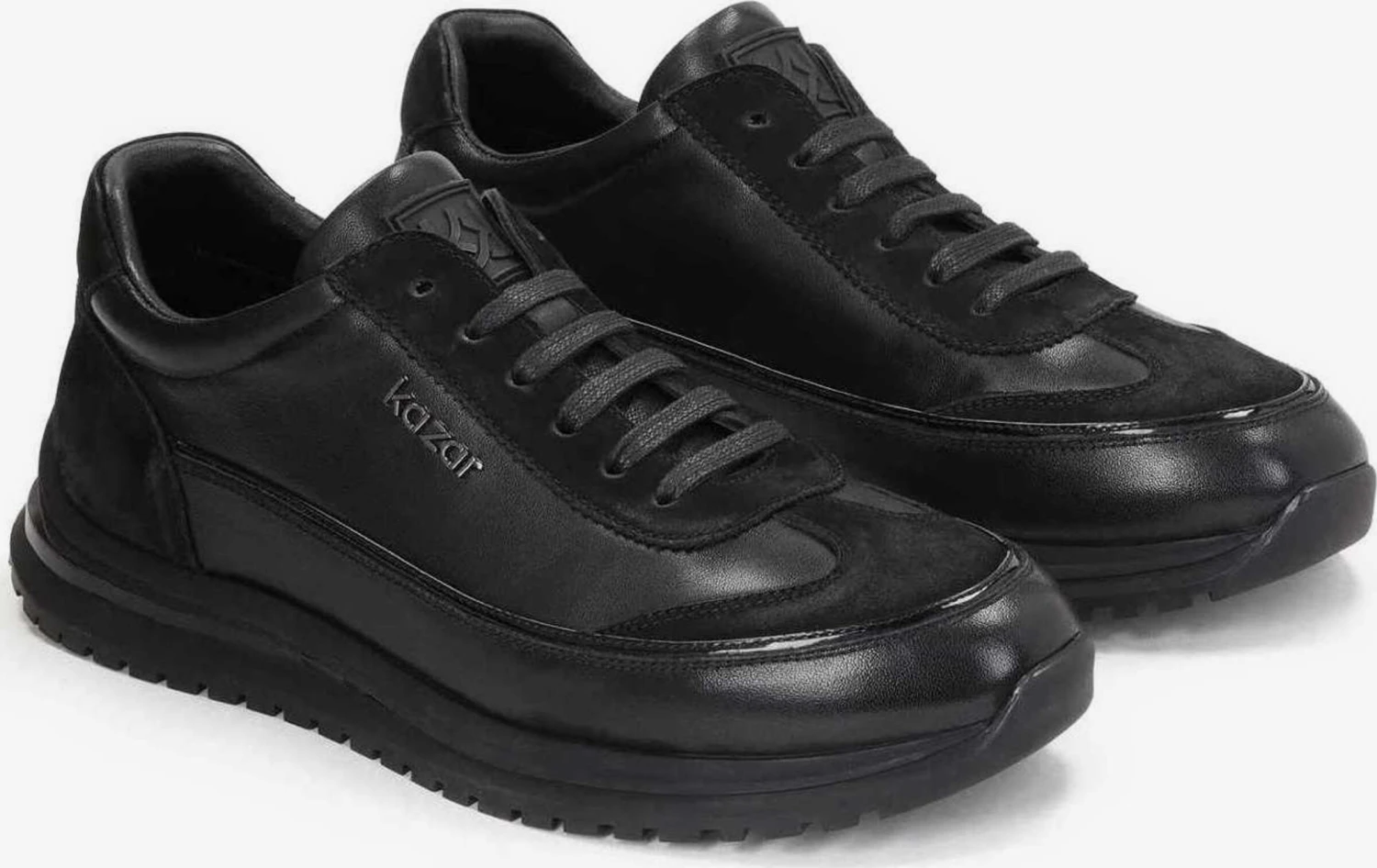 Kazar Casual Sneakers Sneakers Laag Heren Zwart 4 Kazar Casual Sneakers Sneakers Laag Heren Zwart - Afbeelding 2