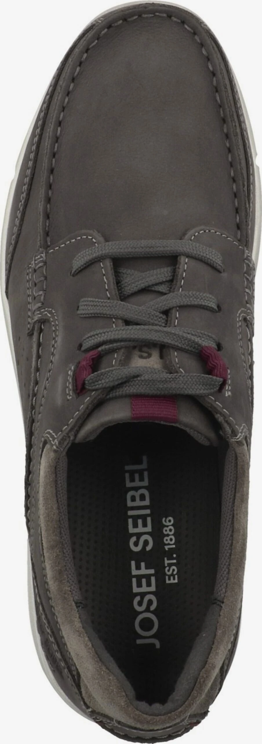 Josef Seibel Casual Veterschoenen Veterschoen Enrico 25 Heren Antraciet 5 Josef Seibel Casual Veterschoenen Veterschoen Enrico 25 Heren Antraciet - Afbeelding 3