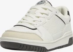 PULL & BEAR Casual Sneakers Sneakers Laag Heren Zwart / Wit