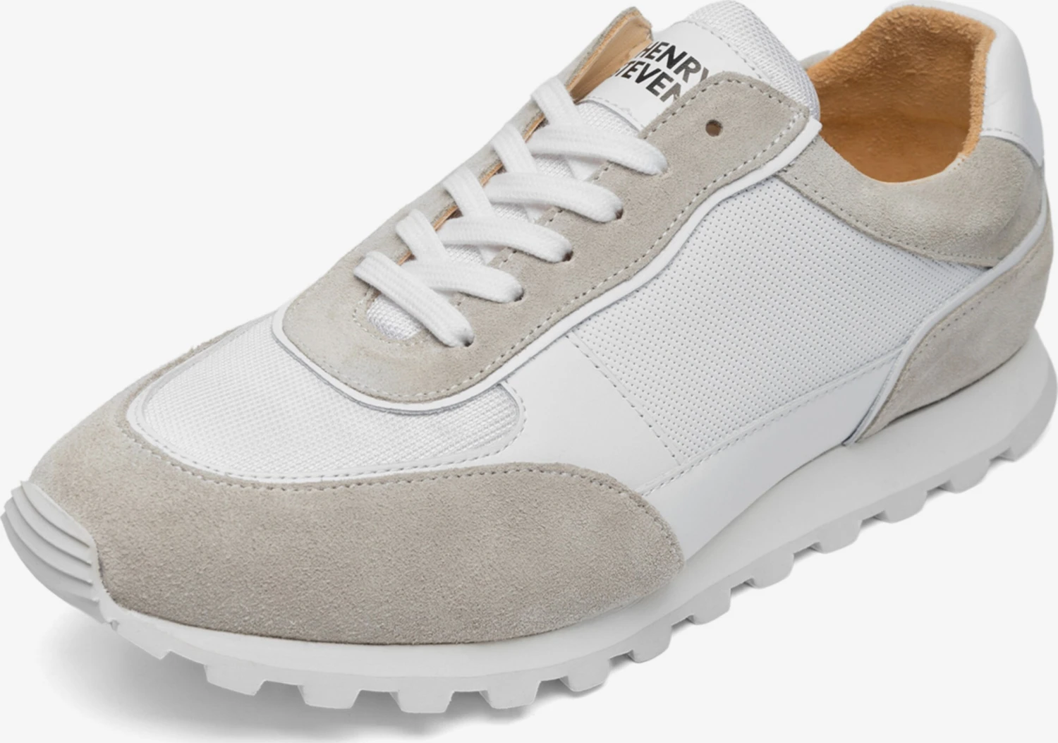 Running Sneakers Sneakers Laag Travis Heren Greige / Wit 3 Running Sneakers Sneakers Laag Travis Heren Greige / Wit