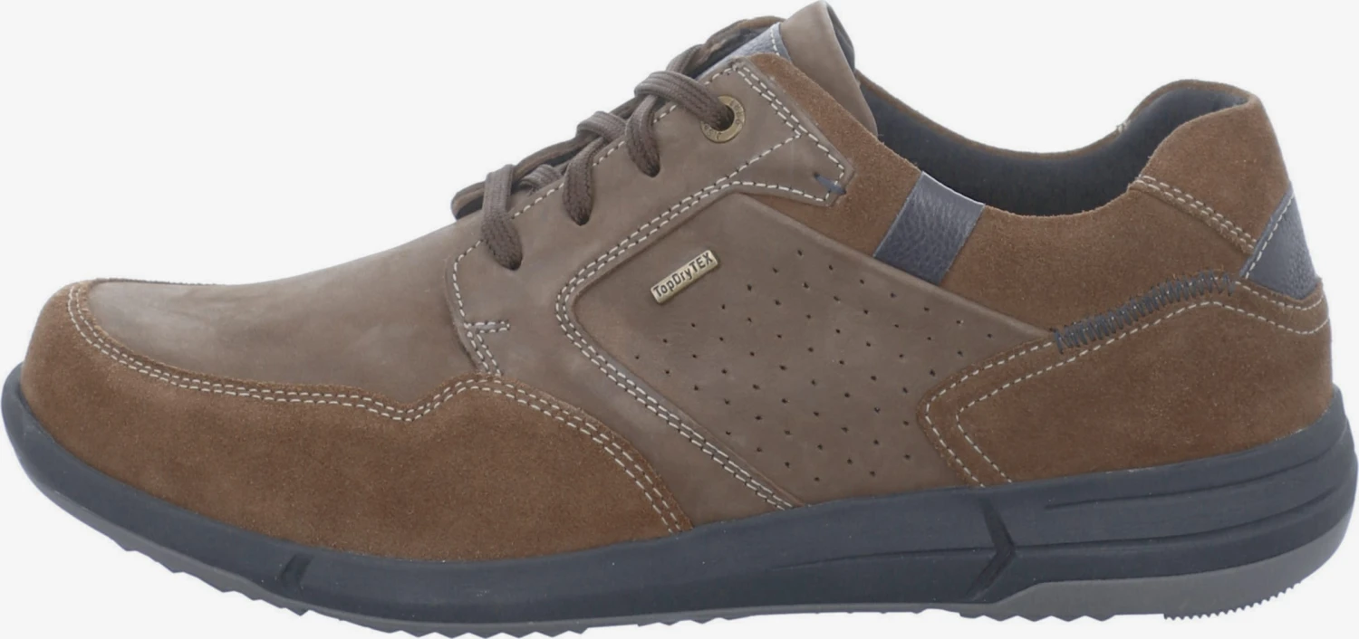 Josef Seibel Casual Veterschoenen Veterschoen Enrico Heren Bruin 3 Josef Seibel Casual Veterschoenen Veterschoen Enrico Heren Bruin - Afbeelding 2