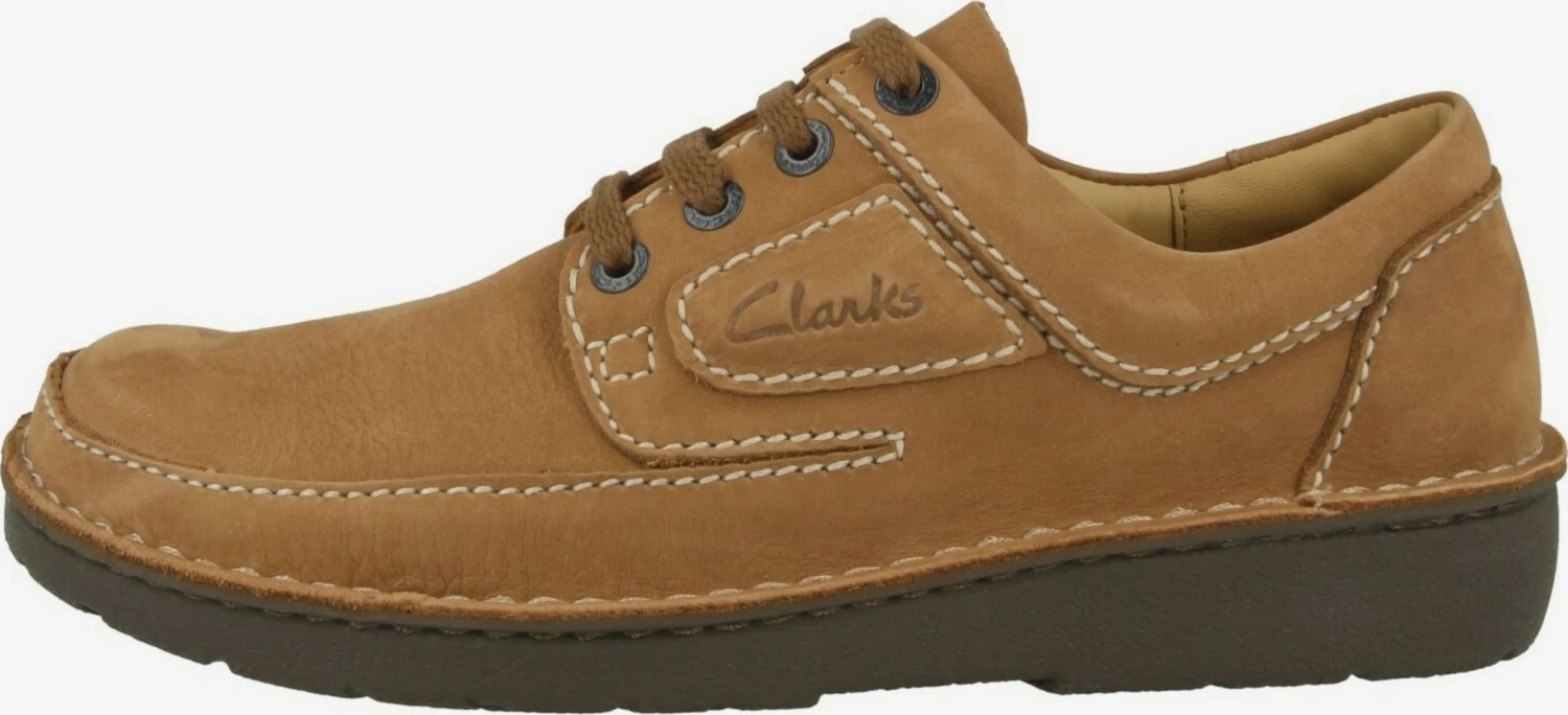 Clarks Casual Veterschoenen Veterschoen Nature II Heren Bruin 4 Clarks Casual Veterschoenen Veterschoen Nature II Heren Bruin - Afbeelding 2