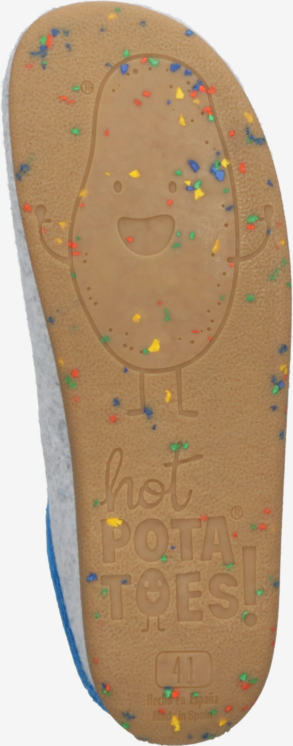 Hot Potatoes Pantoffels Huisschoen SLANEY Heren Grijs 5 Hot Potatoes Pantoffels Huisschoen SLANEY Heren Grijs - Afbeelding 3