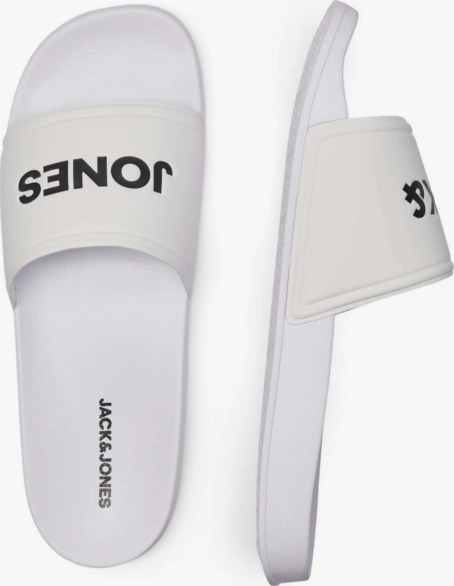 Jack & Jones Instappers Muiltjes LARRY Heren Wit 4 Jack & Jones Instappers Muiltjes LARRY Heren Wit - Afbeelding 2