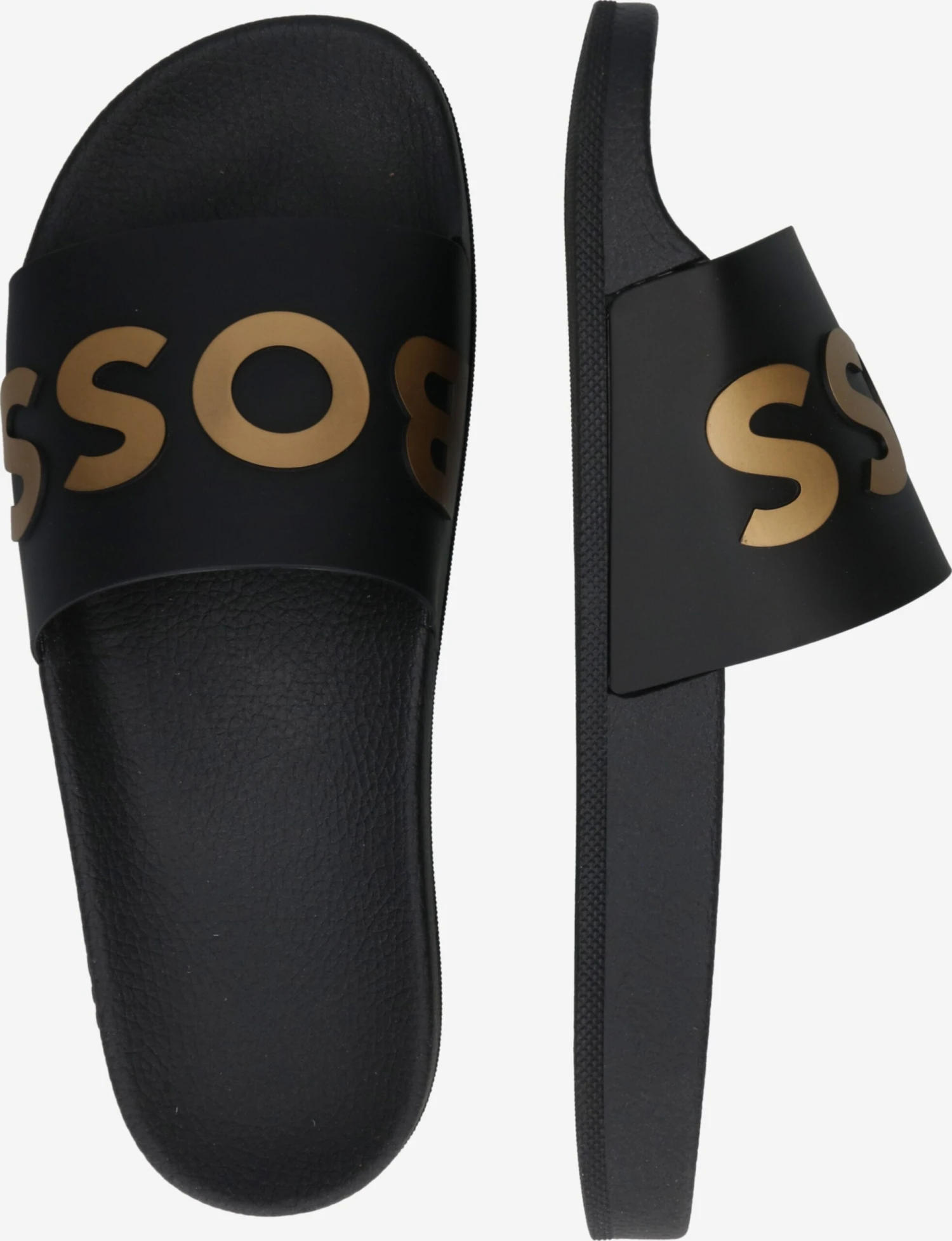 BOSS ORANGE Instappers Muiltjes Bay It Slid Heren Zwart 4 BOSS ORANGE Instappers Muiltjes Bay It Slid Heren Zwart - Afbeelding 2