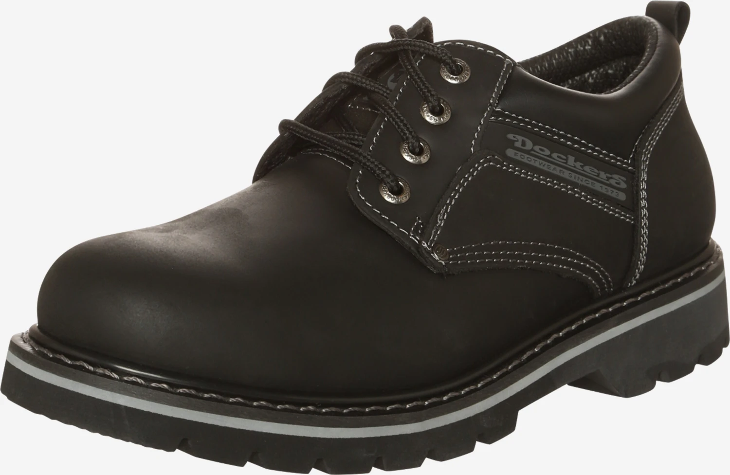 Dockers By Gerli Casual Veterschoenen Veterschoen Darmstadt Heren Zwart 4 Dockers By Gerli Casual Veterschoenen Veterschoen Darmstadt Heren Zwart - Afbeelding 2