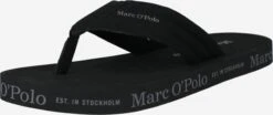 Marc O'Polo Slippers Teenslippers Jan 1d Heren Zwart
