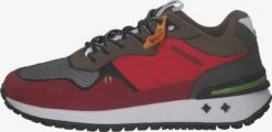 Dockers Running Sneakers Sneakers Laag Heren Grijs / Rood -LLOYD Shoes Shop 54f7405998c7e2b2976ce9f52632d2a2