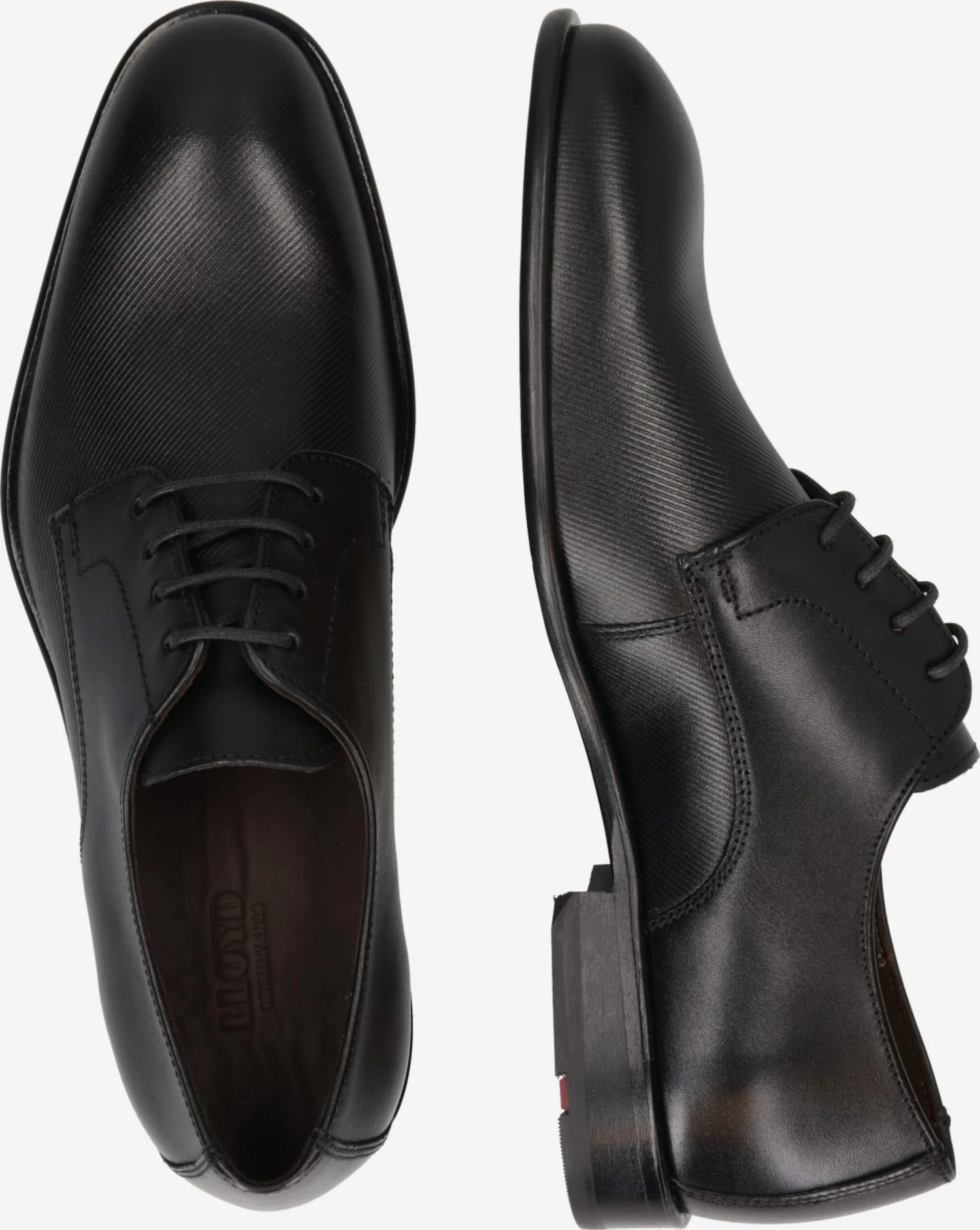 Lloyd Casual Veterschoenen Veterschoen Saigon Heren Zwart 4 Lloyd Casual Veterschoenen Veterschoen Saigon Heren Zwart - Afbeelding 2