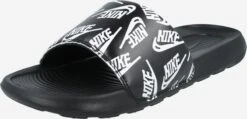 Nike Sportswear Instappers Muiltjes VICTORI ONE SLIDE PRINT Heren Zwart