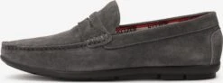 Kazar Lage Schoenen Mocassins Heren Donkergrijs