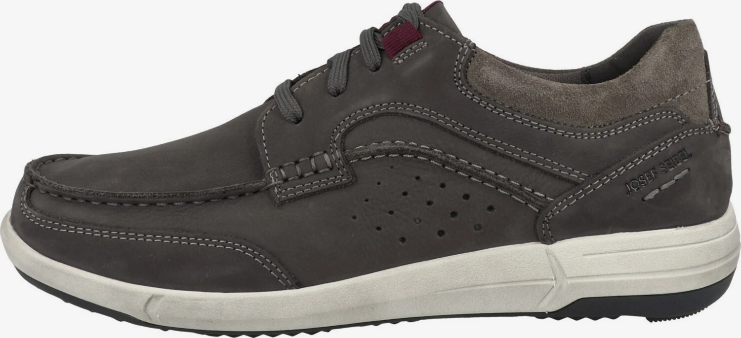 Josef Seibel Casual Veterschoenen Veterschoen Enrico 25 Heren Antraciet 4 Josef Seibel Casual Veterschoenen Veterschoen Enrico 25 Heren Antraciet - Afbeelding 2