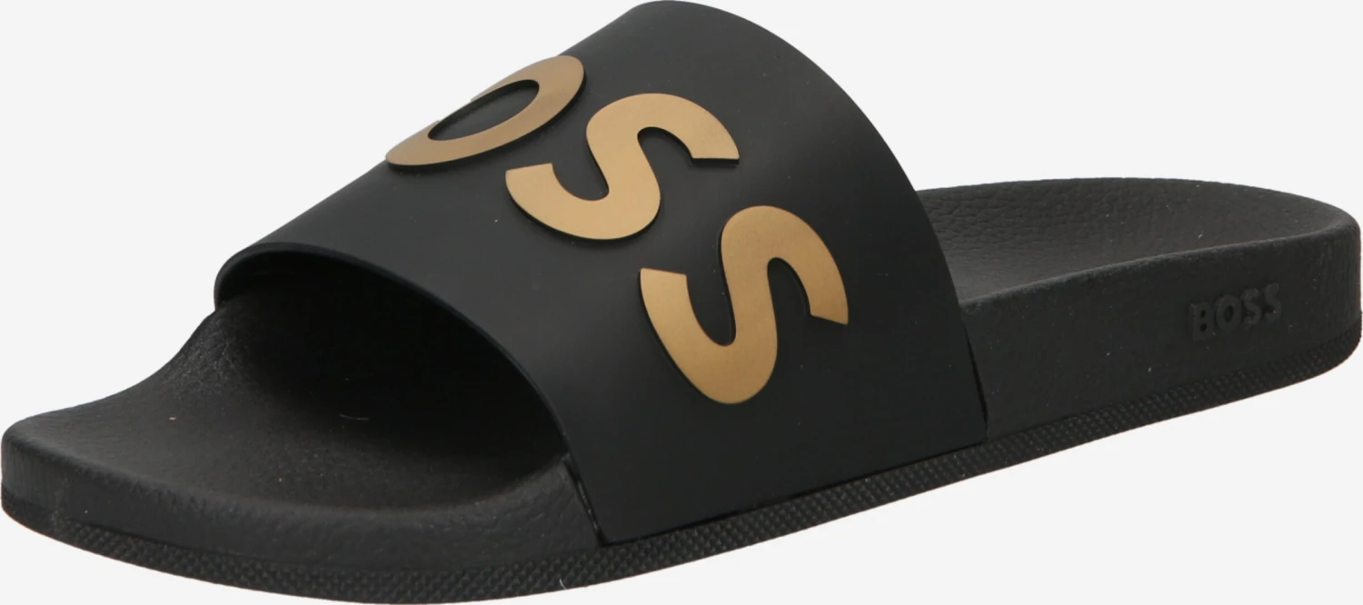 BOSS ORANGE Instappers Muiltjes Bay It Slid Heren Zwart 3 BOSS ORANGE Instappers Muiltjes Bay It Slid Heren Zwart