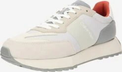 Calvin Klein Running Sneakers Sneakers Laag Heren Beige / Ecru
