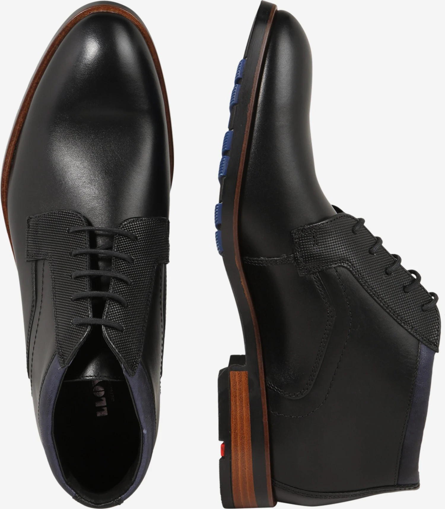 Lloyd Casual Veterschoenen Veterschoen Jaron Heren Zwart 4 Lloyd Casual Veterschoenen Veterschoen Jaron Heren Zwart - Afbeelding 2