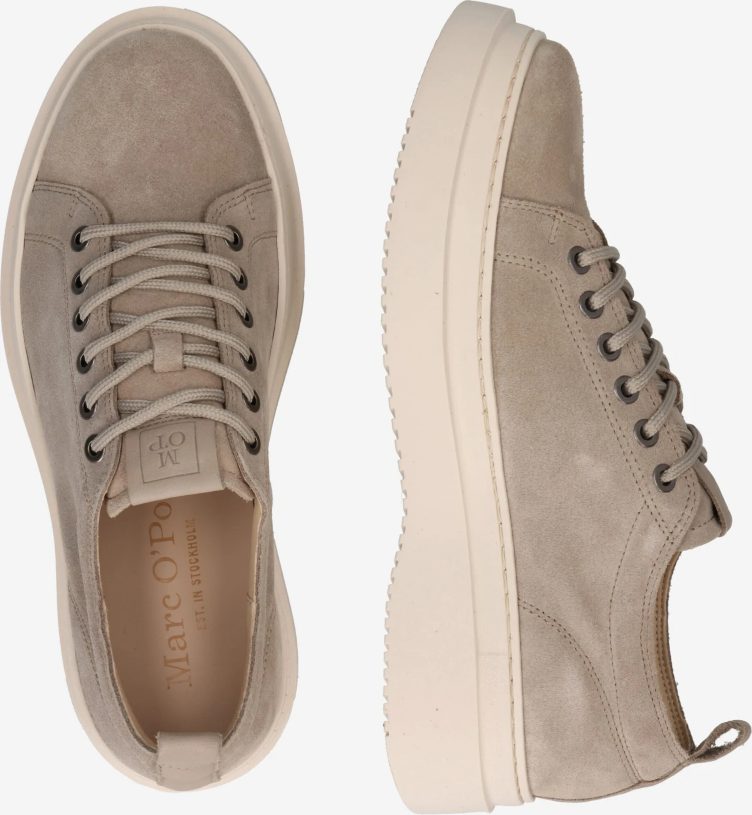 Marc O'Polo Fashion Sneakers Sneakers Laag Heren Donkerbeige 4 Marc O'Polo Fashion Sneakers Sneakers Laag Heren Donkerbeige - Afbeelding 2