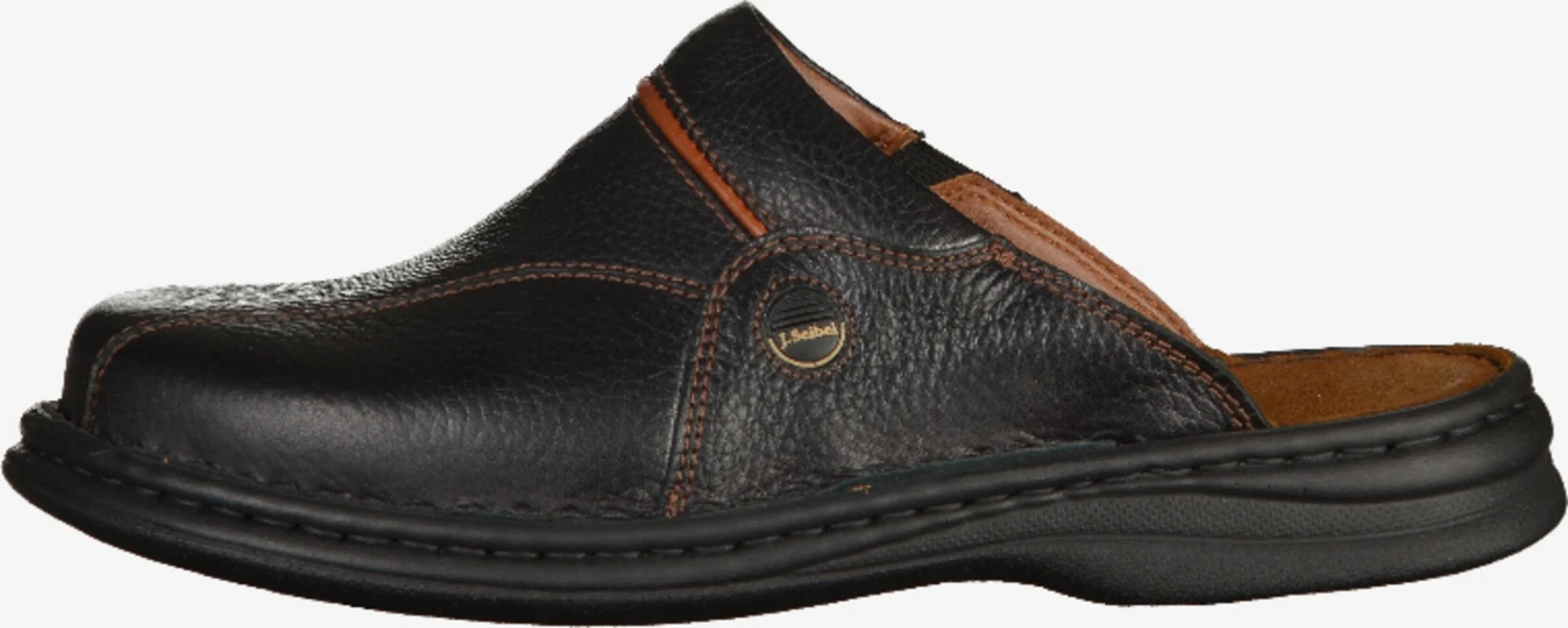 Josef Seibel Instappers Muiltjes Klaus Heren Zwart 5 Josef Seibel Instappers Muiltjes Klaus Heren Zwart - Afbeelding 3