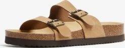 BERSHKA Instappers Muiltjes Heren Lichtbruin
