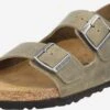 Birkenstock Sandalen & Pantoffels Sandalen Milano Heren Kaki -LLOYD Shoes Shop ad46b55737359f991f507dfb537aebef