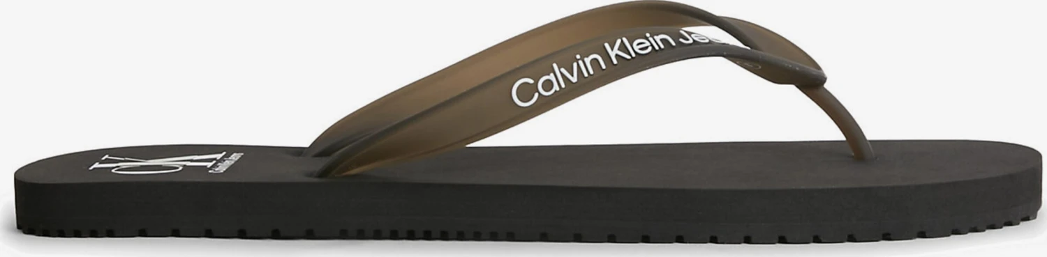 Calvin Klein Jeans Slippers Teenslippers Heren Zwart 4 Calvin Klein Jeans Slippers Teenslippers Heren Zwart - Afbeelding 2