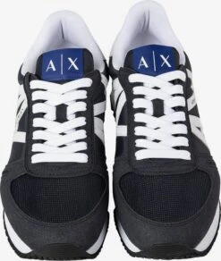 Armani Exchange Running Sneakers Sneakers Laag Heren Donkerblauw -LLOYD Shoes Shop c936e7fa9aa20c28258ec5d883a08303