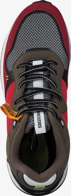 Dockers Running Sneakers Sneakers Laag Heren Grijs / Rood -LLOYD Shoes Shop cd1dd1b9a9d96019f76841e9a58dffbc