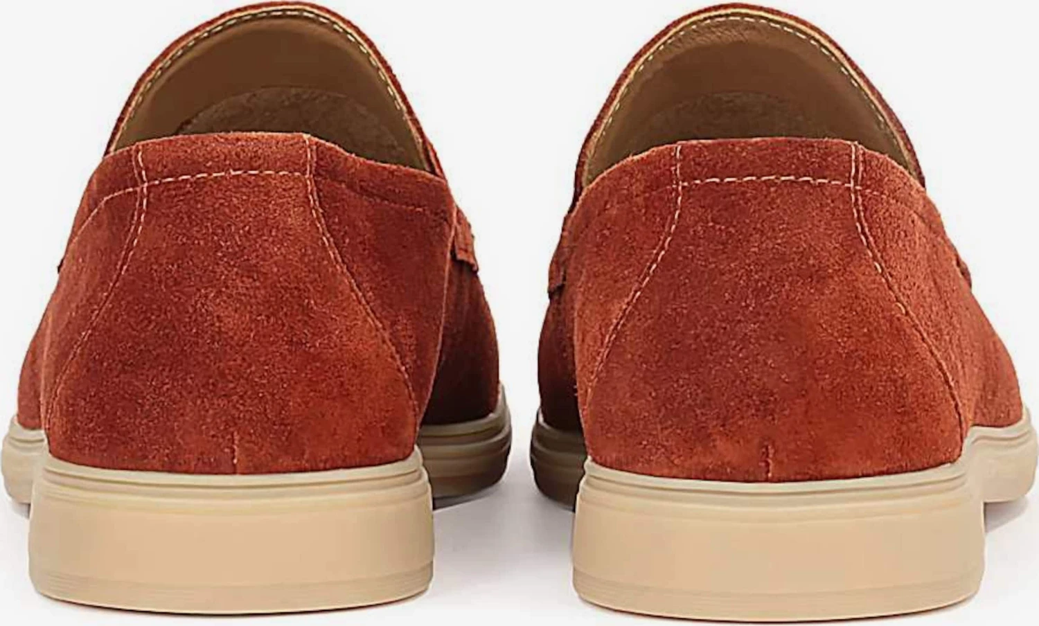 Kazar Lage Schoenen Mocassins Heren Oranje 5 Kazar Lage Schoenen Mocassins Heren Oranje - Afbeelding 3