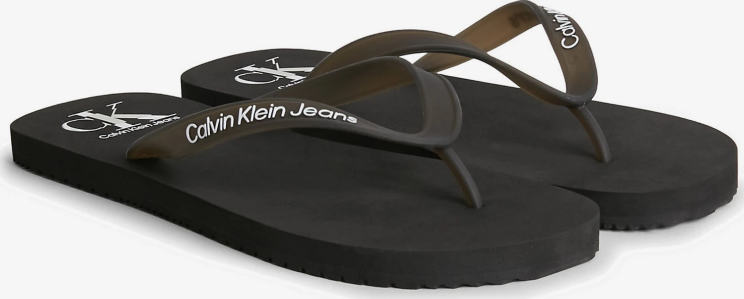 Calvin Klein Jeans Slippers Teenslippers Heren Zwart 5 Calvin Klein Jeans Slippers Teenslippers Heren Zwart - Afbeelding 3