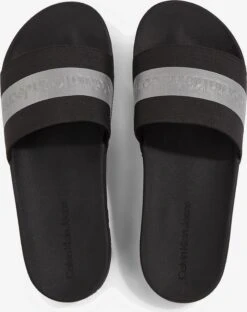 Calvin Klein Jeans Instappers Muiltjes Heren Zwart / Zilver -LLOYD Shoes Shop f3da5d9bd7a3ffa856ac67840a572a62