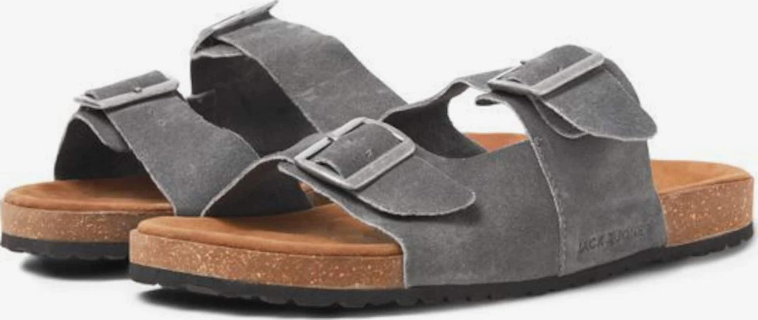 Jack & Jones Sandalen & Pantoffels Sandalen Heren Grijs 6 Jack & Jones Sandalen & Pantoffels Sandalen Heren Grijs - Afbeelding 4