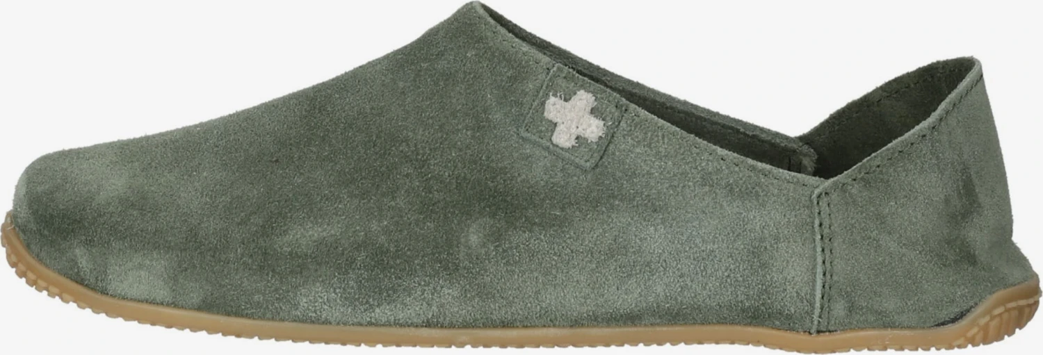 Living Kitzbühel Pantoffels Huisschoen Heren Olijfgroen 4 Living Kitzbühel Pantoffels Huisschoen Heren Olijfgroen - Afbeelding 2